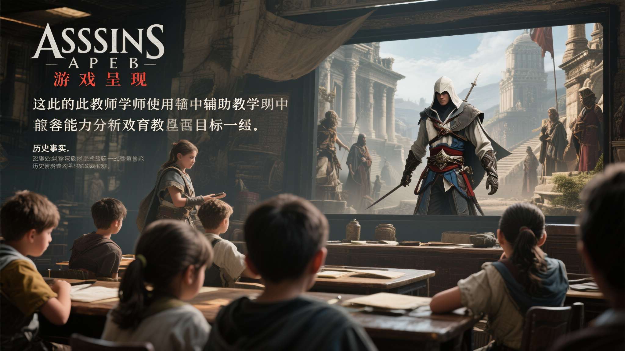 刺客信条枭雄冲突的爱 因此,教师在使用《刺客信条》辅助教学时,通常会明确区分"游戏呈现"与"历史事实"